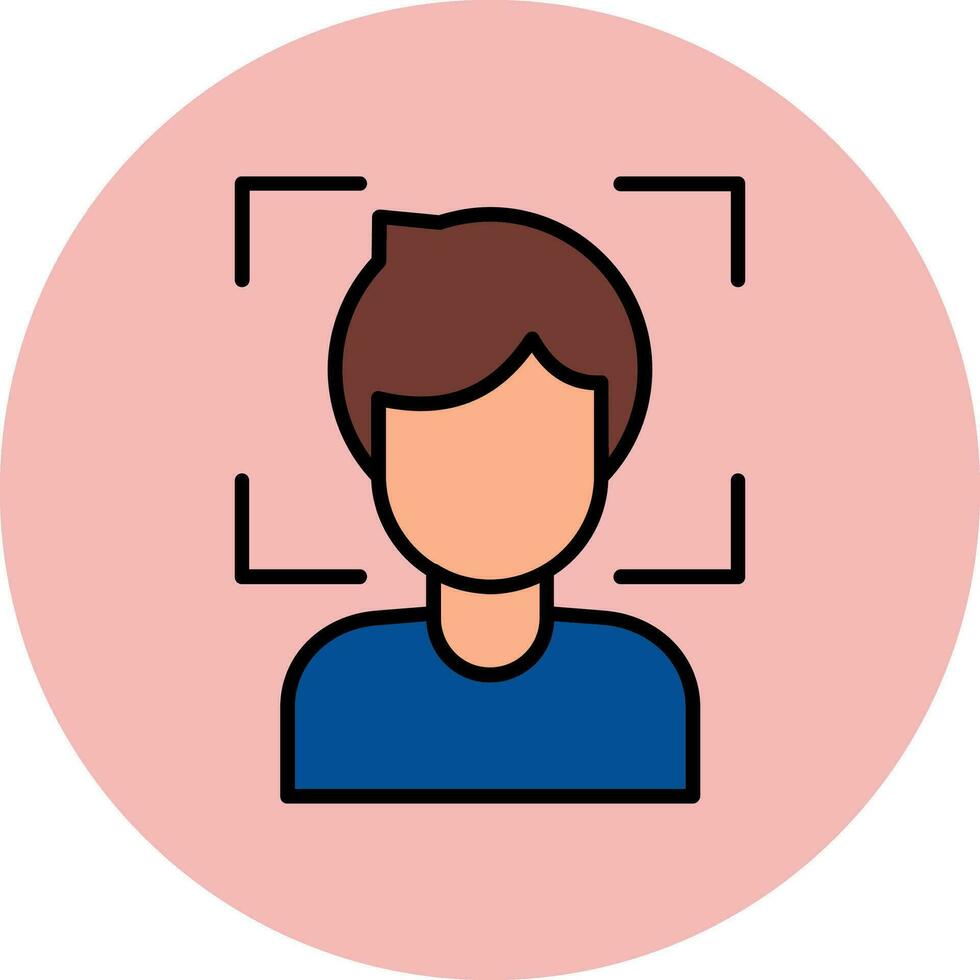 Face Scanner Vector Icon