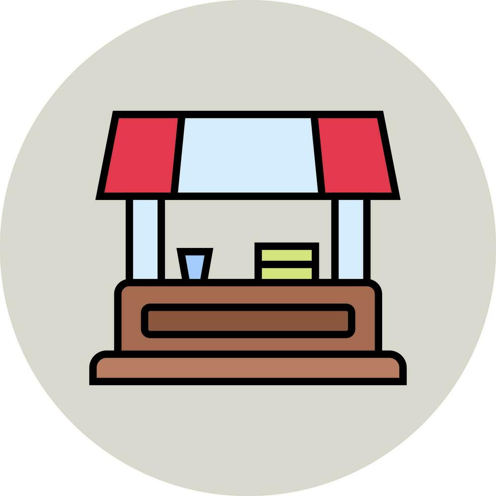 Food Stall Vector Icon