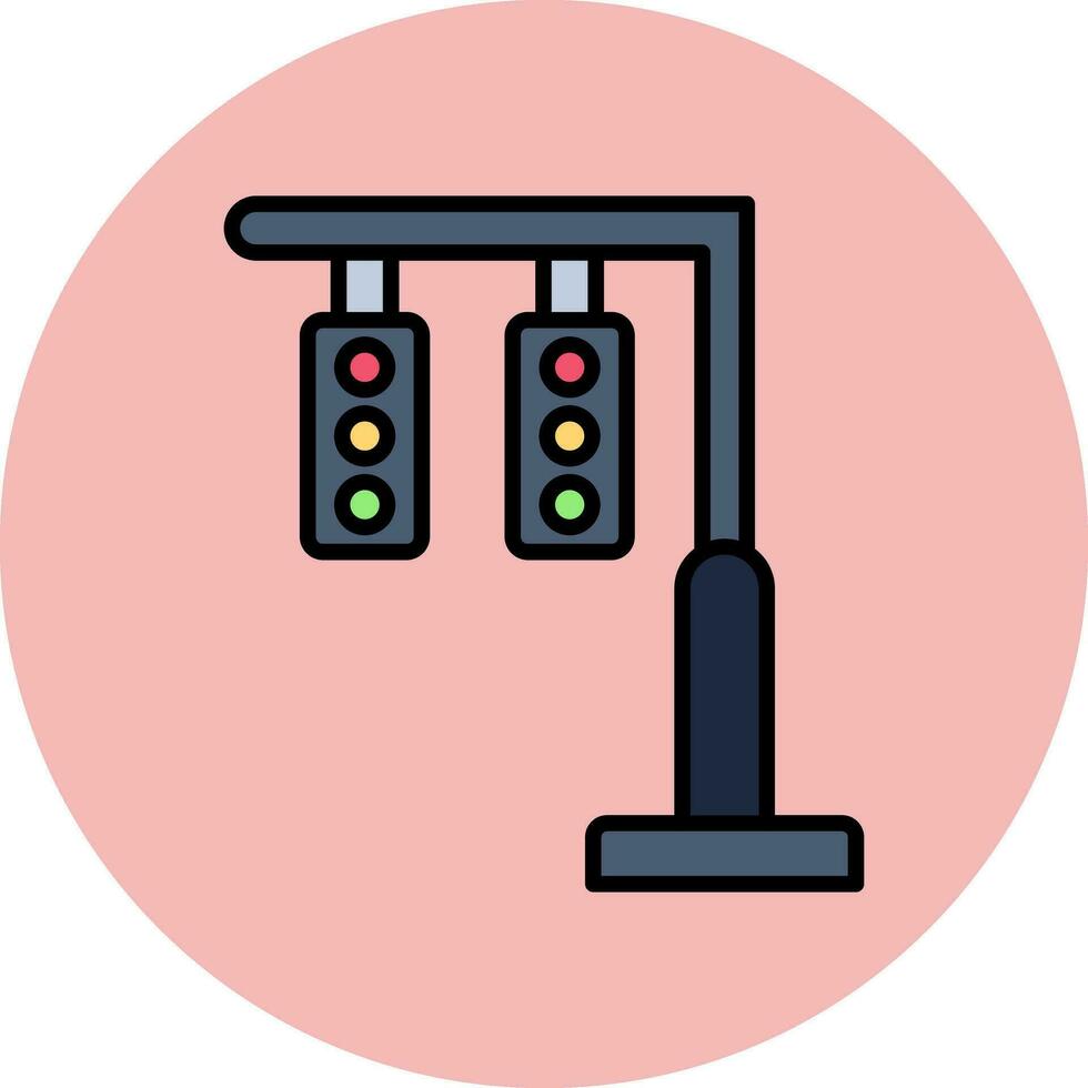 Traffic Lights Vector Icon