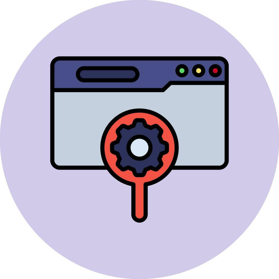 Search Engine Vector Icon