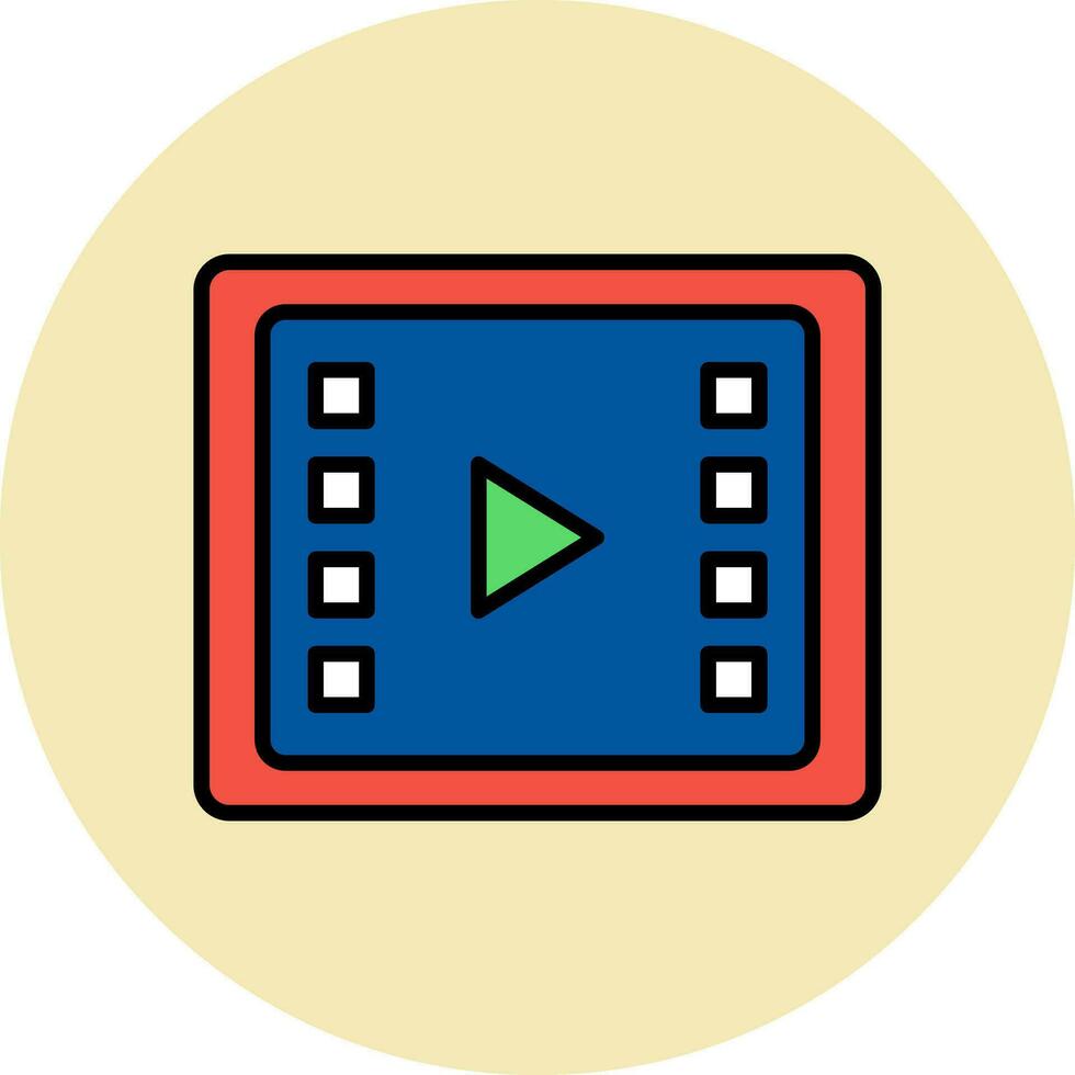 vídeo Procesando vector icono