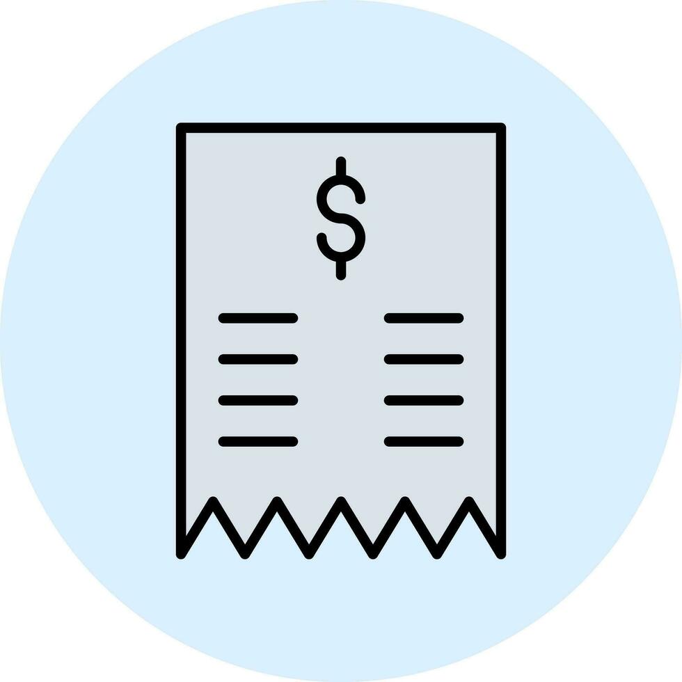 Bill Vector Icon