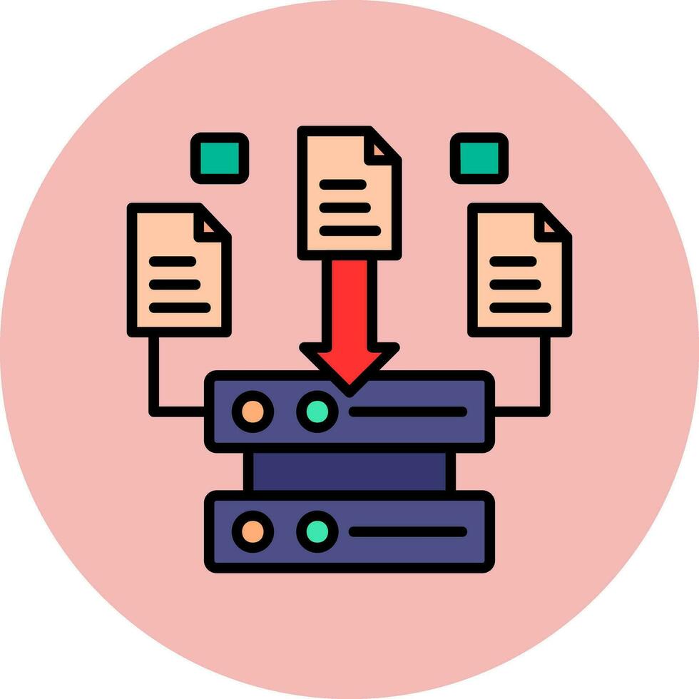 Data Collecting Vector Icon