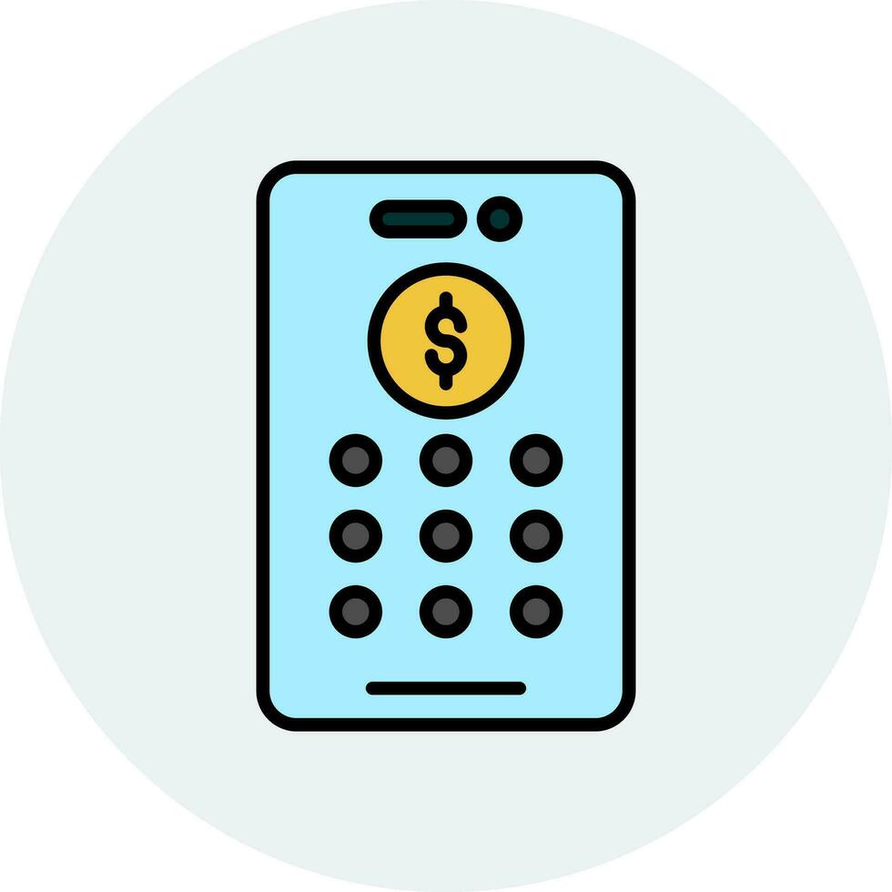 Banking Pin Code Vector Icon