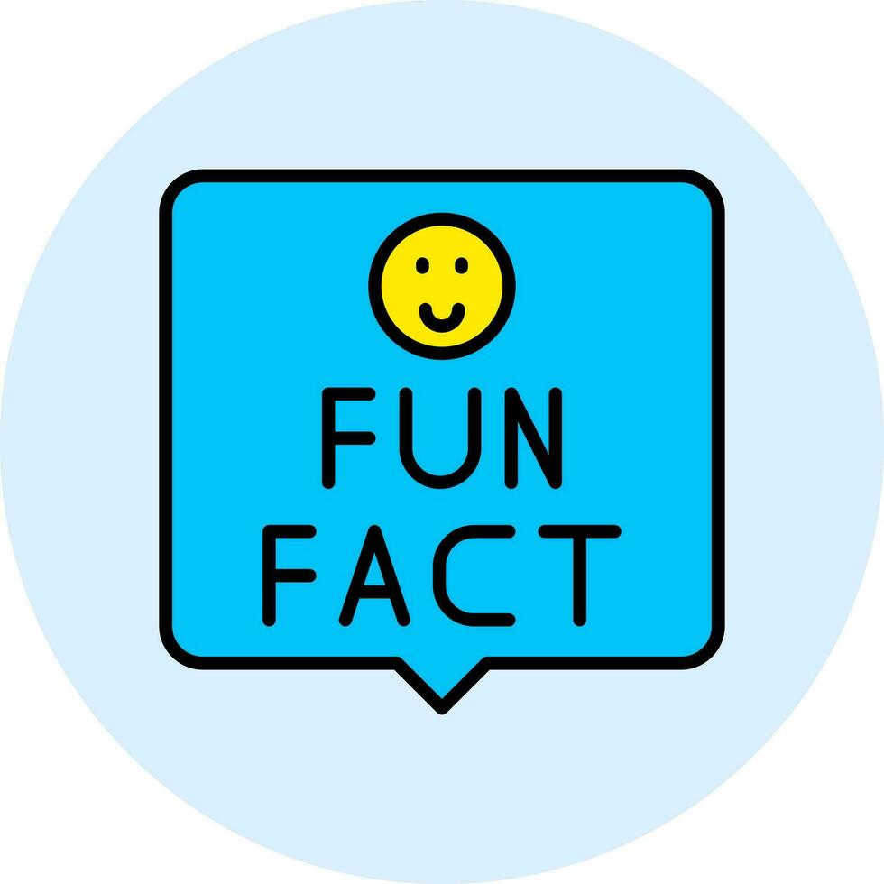 Fun Fact Vector Icon