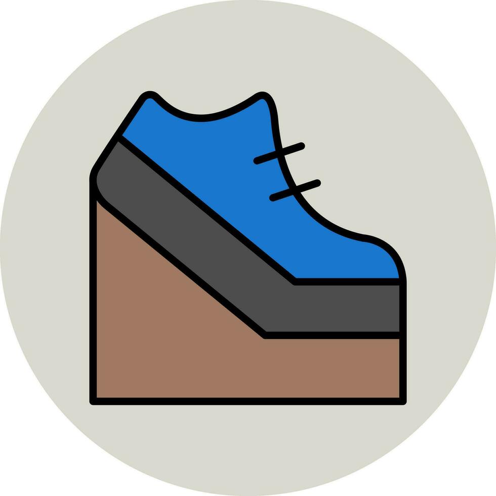 icono de vector de zapato