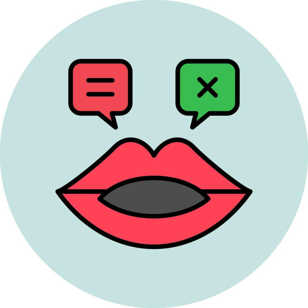 Gossip Vector Icon