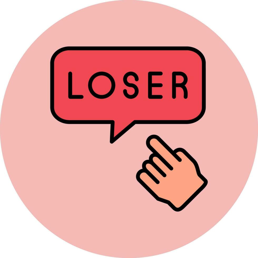 Loser Vector Icon