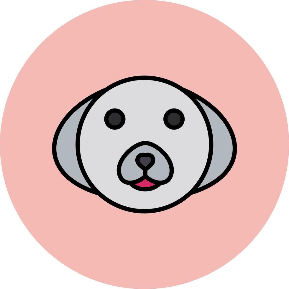 bichón frise vector icono