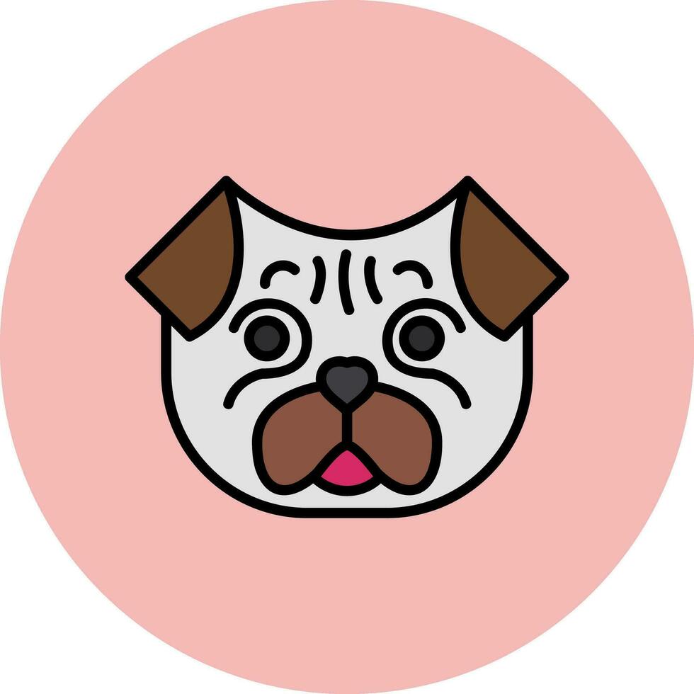 Pug Vector Icon