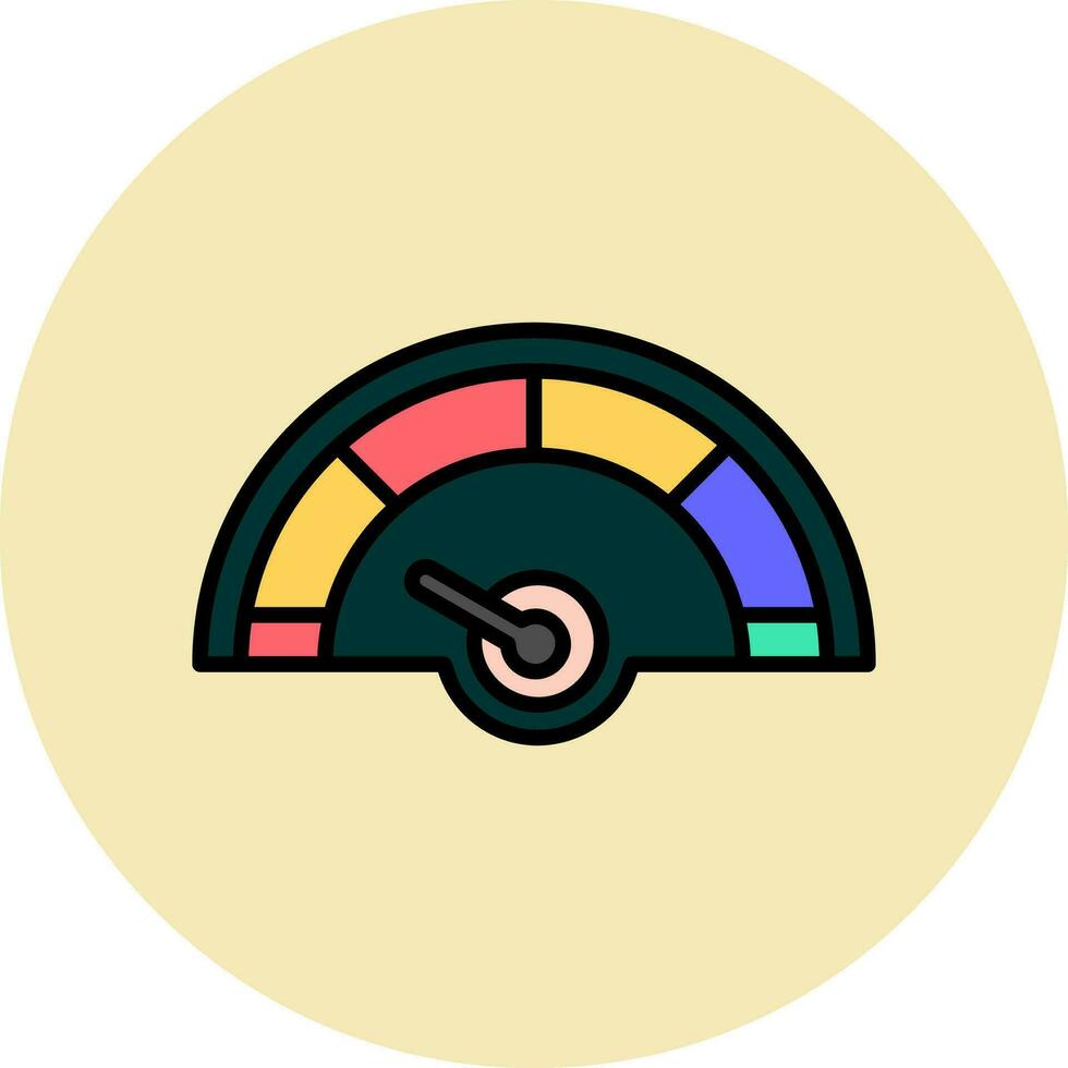 Low Speed Vector Icon