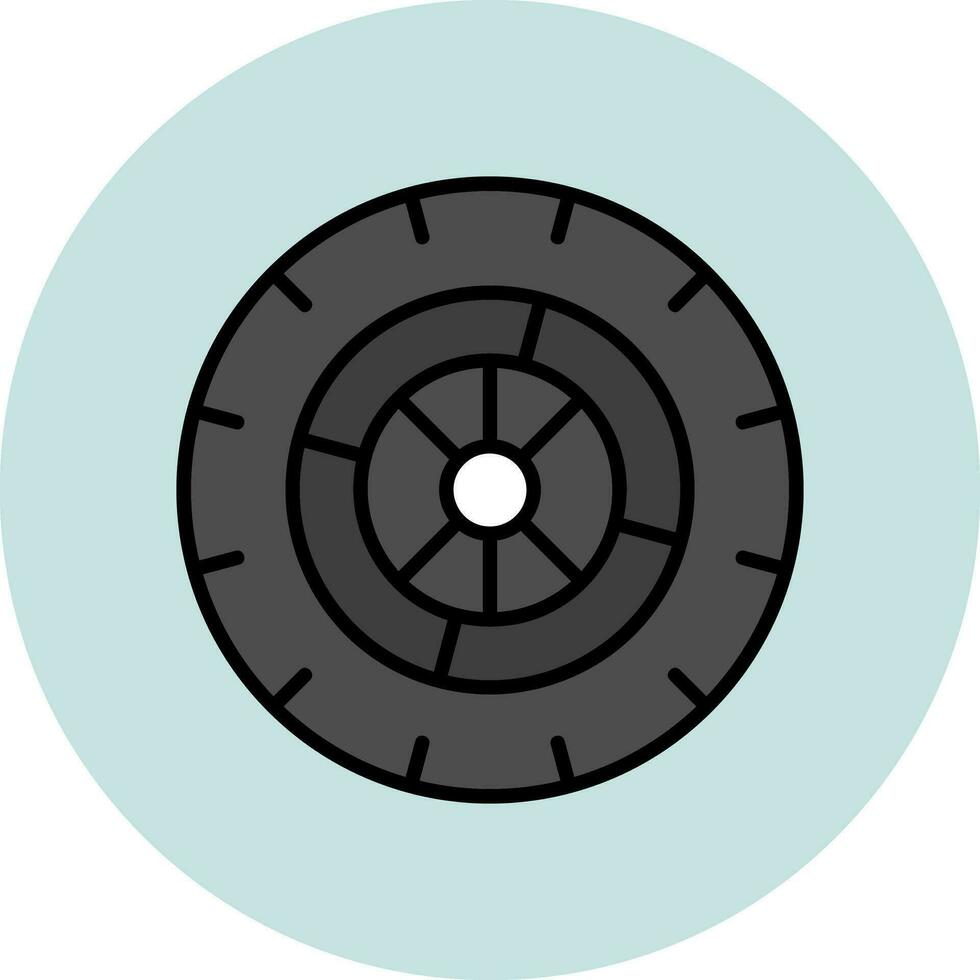 Wheel Vector Icon