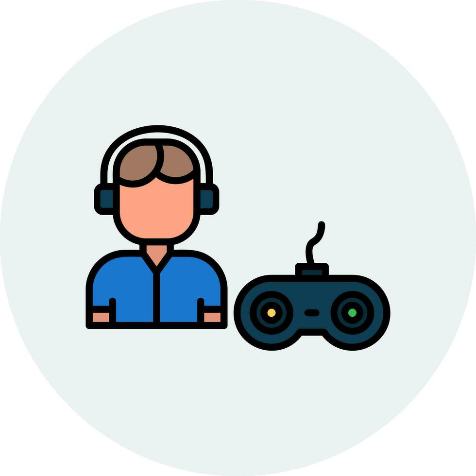 Gamer Vector Icon