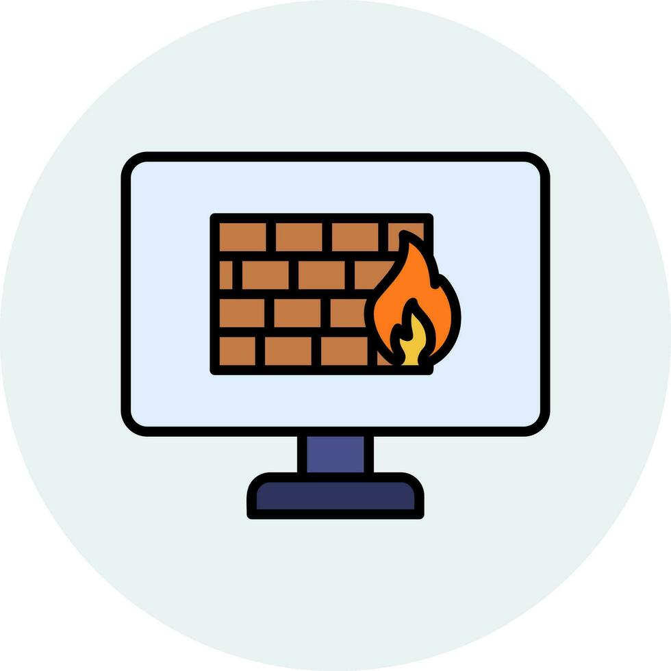 Firewall Vector Icon