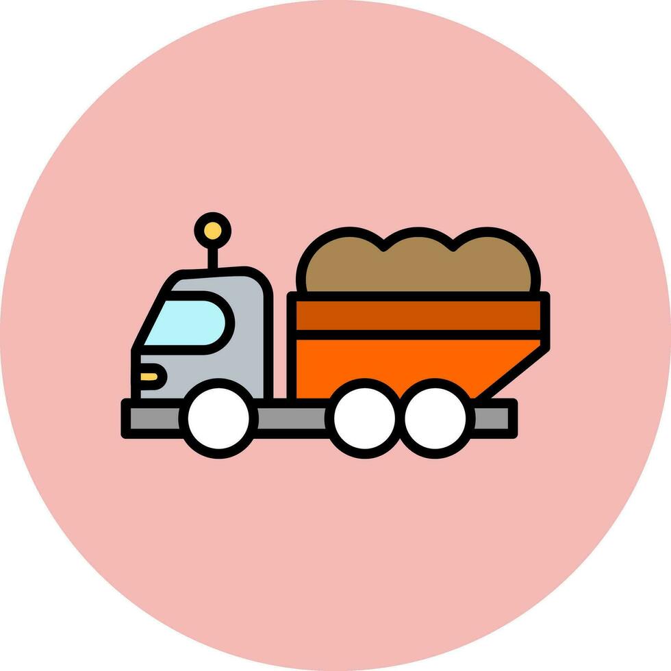 Dump Truck Vector Icon