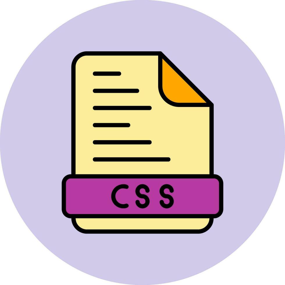 CSS File Vector Icon