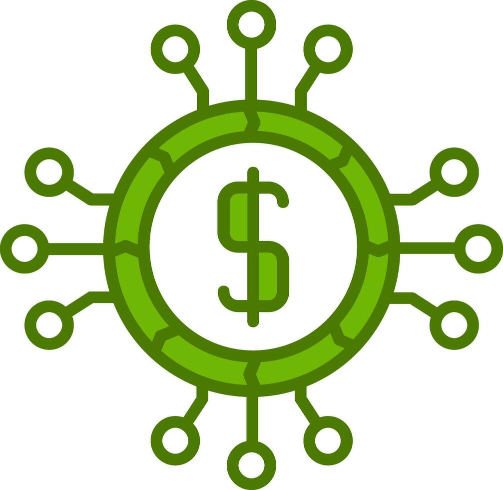 Digital Money Vector Icon