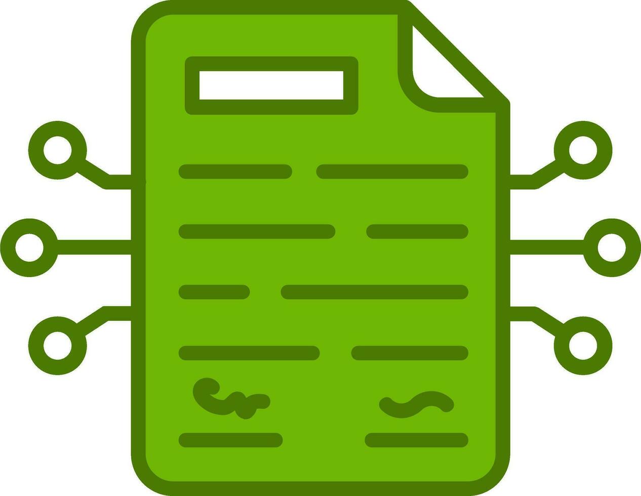 Smart Contracts Vector Icon