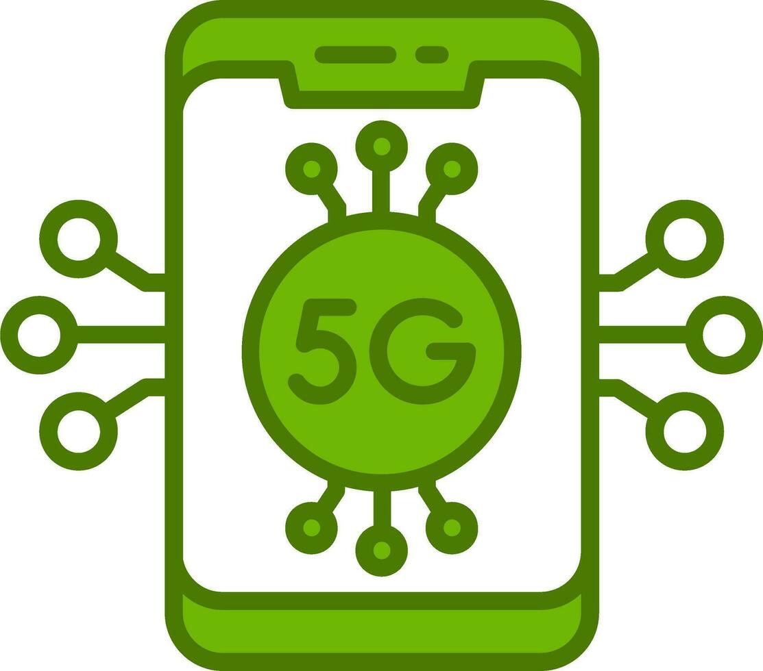 icono de vector de 5g