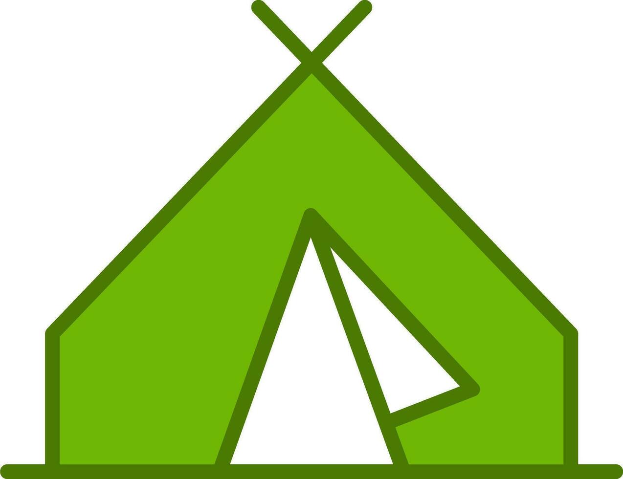 Tent Vector Icon