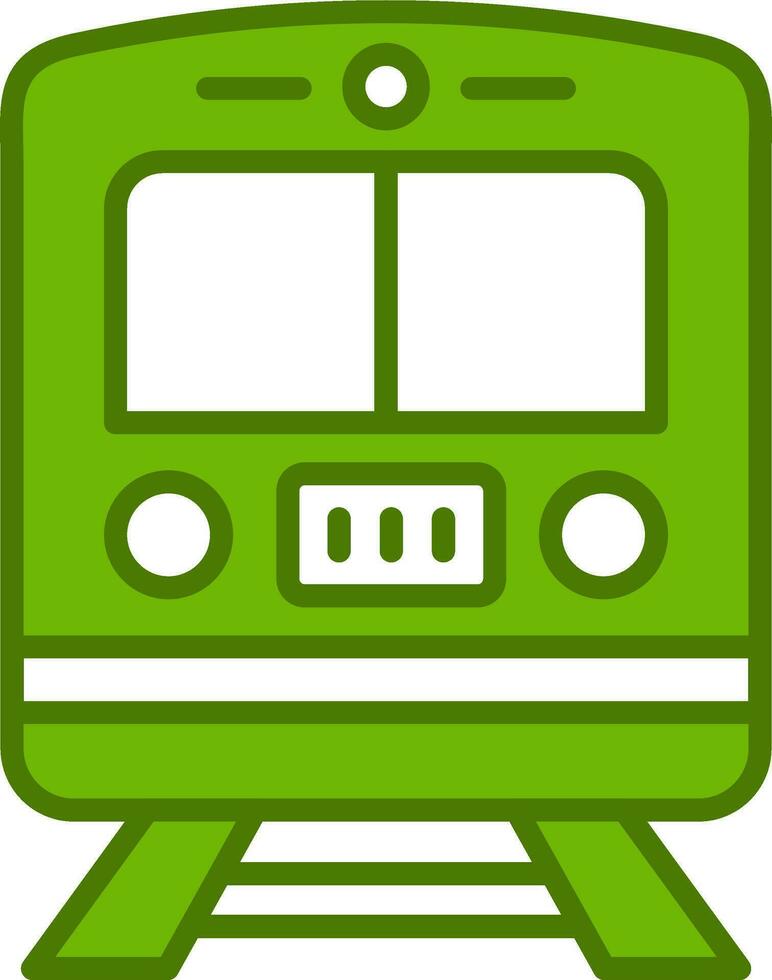 icono de vector de tren