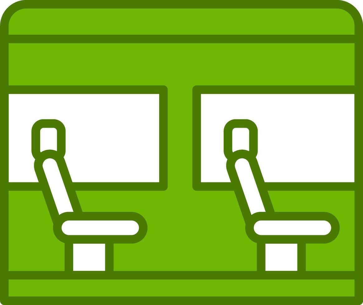 icono de vector de asiento