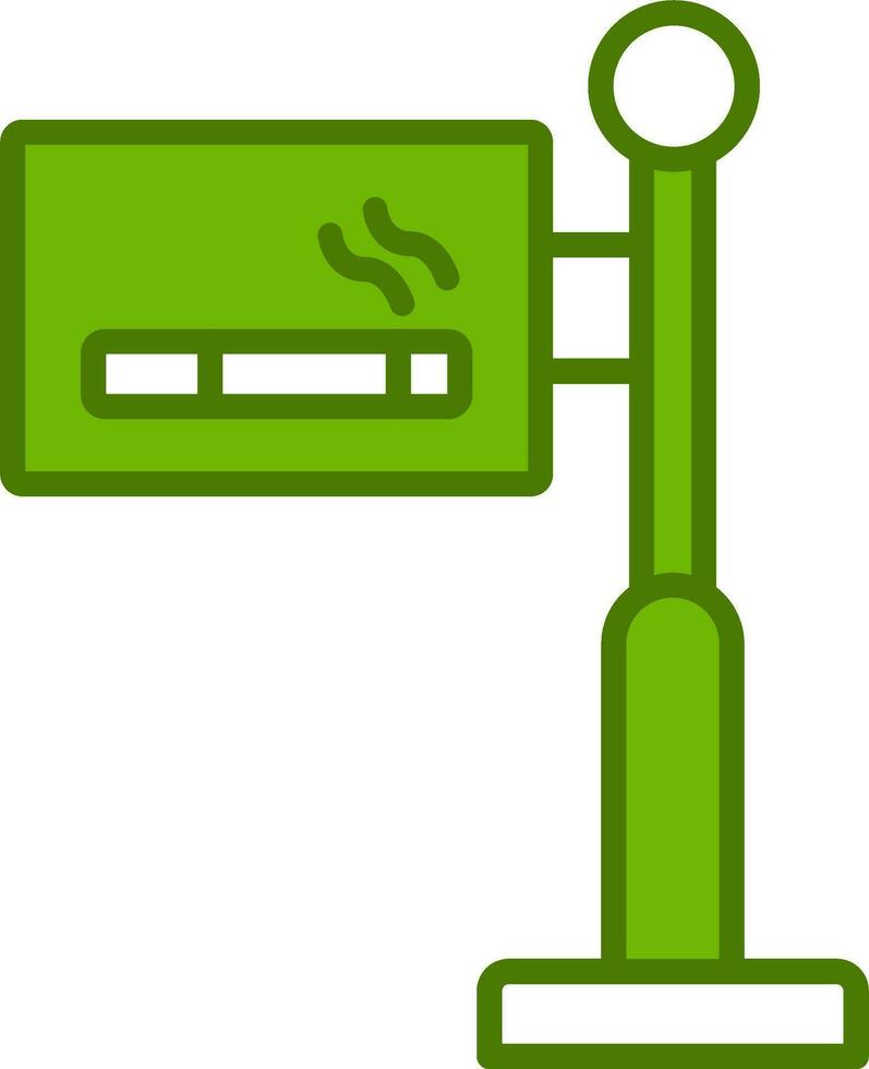 Smoking Area Vector Icon