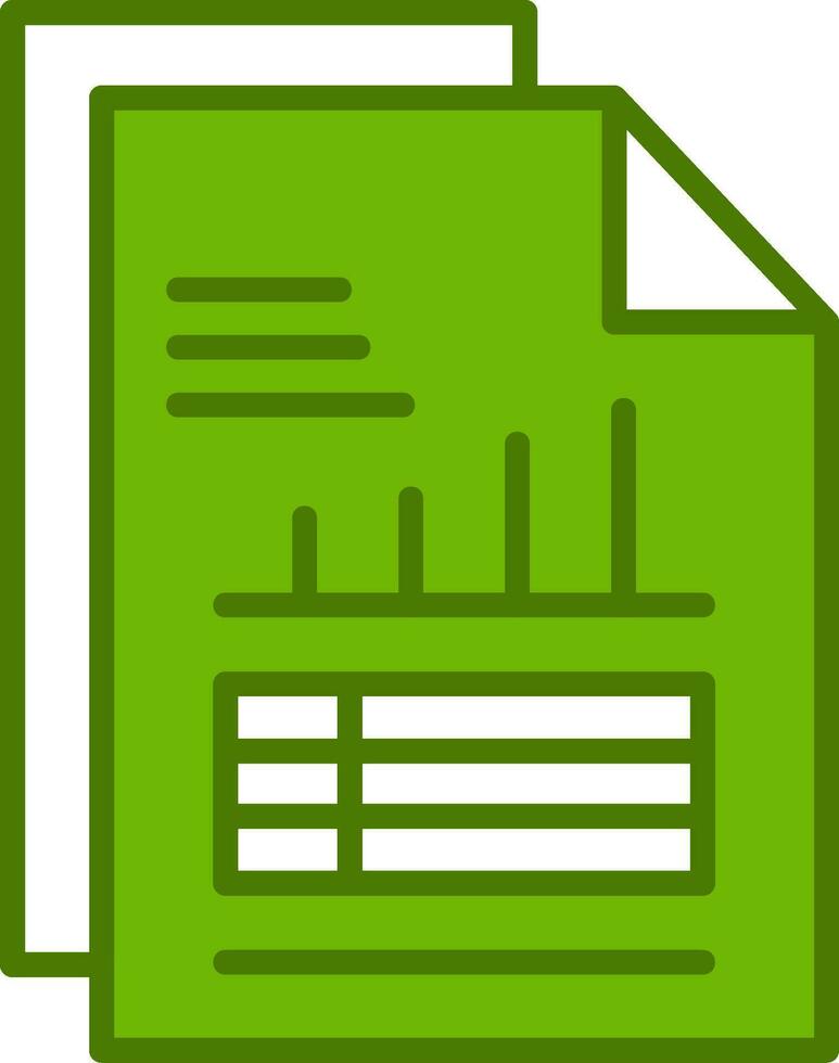 Data Report Vector Icon
