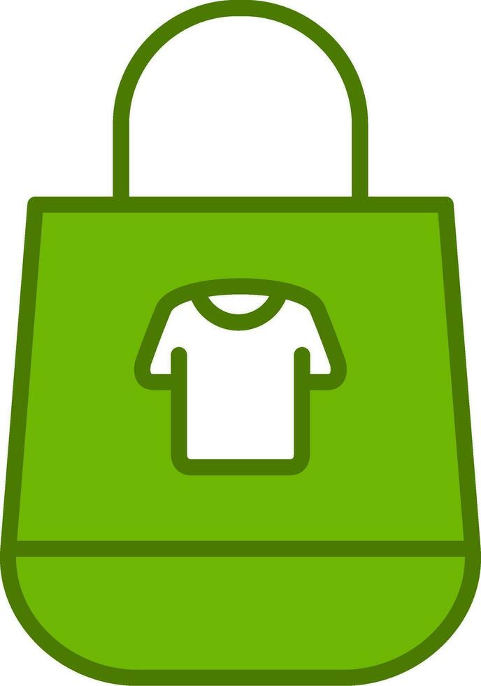 icono de vector de bolsas de compras