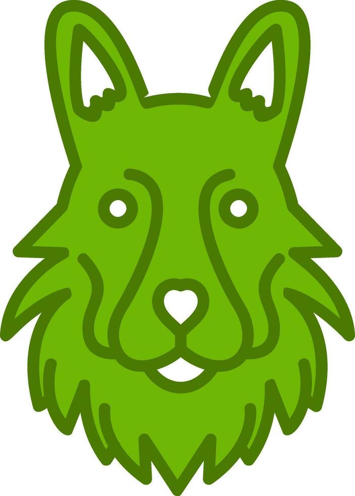 German Shepherd Vector Icon