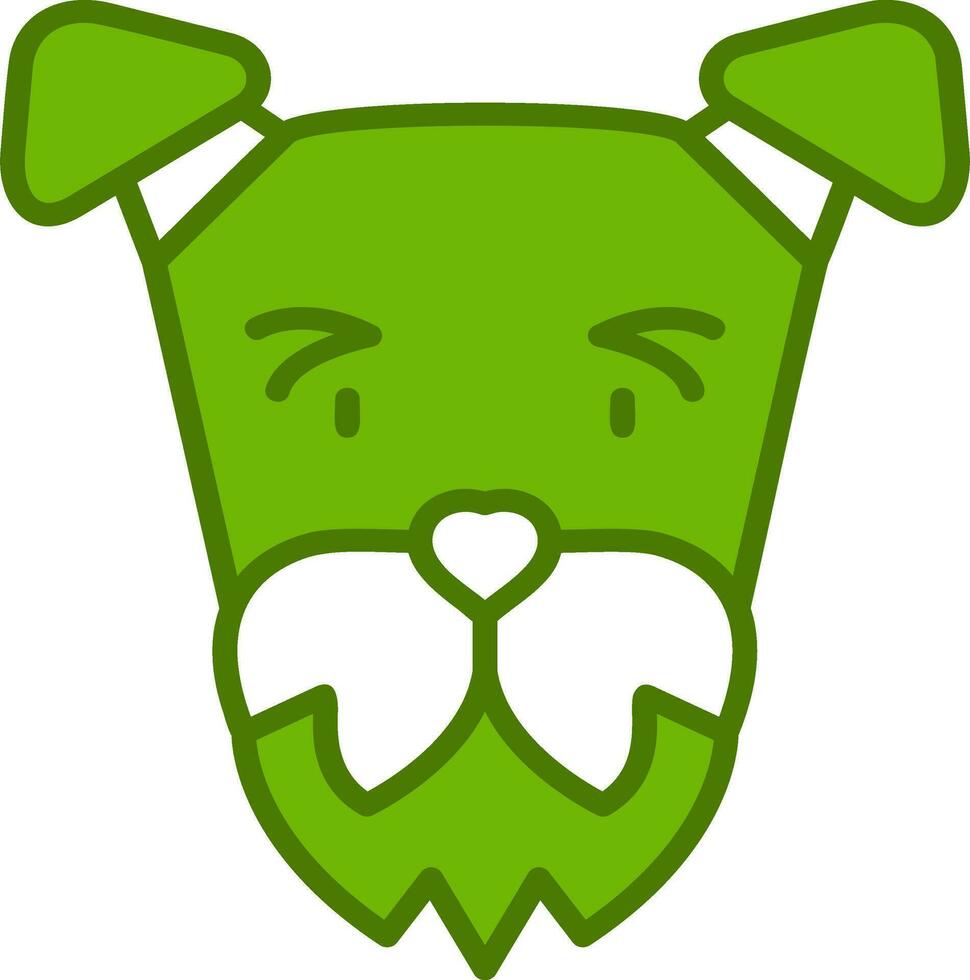 airedale terrier vector icono