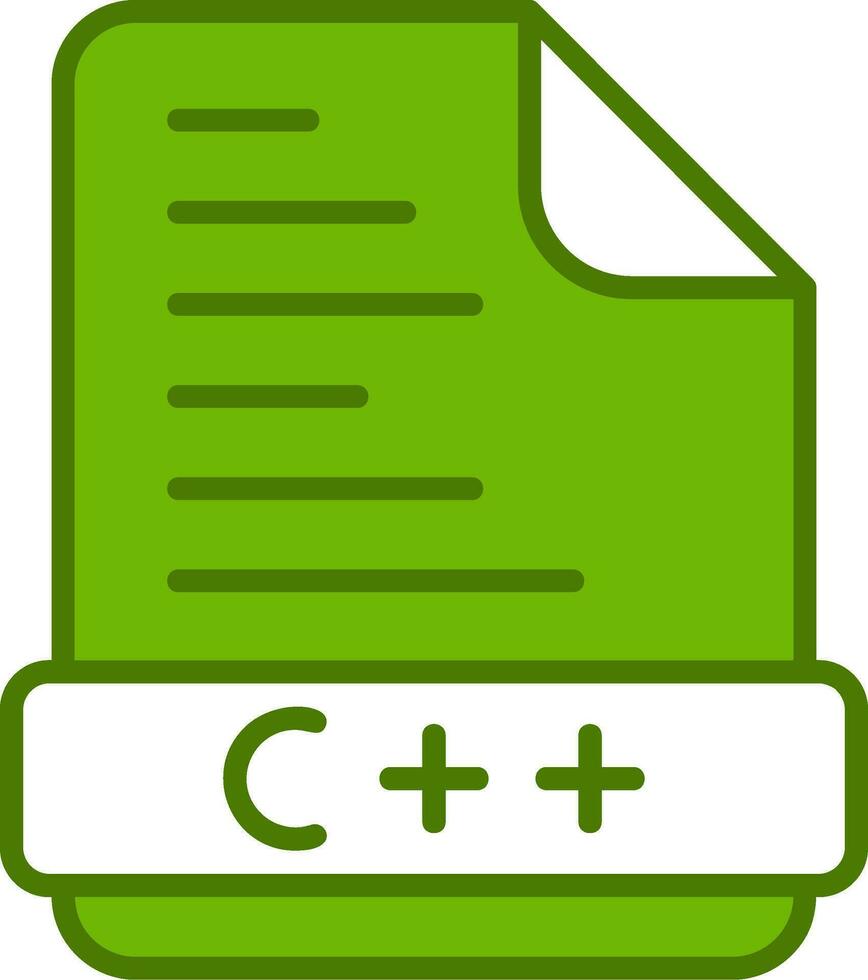 C plus plus Vector Icon