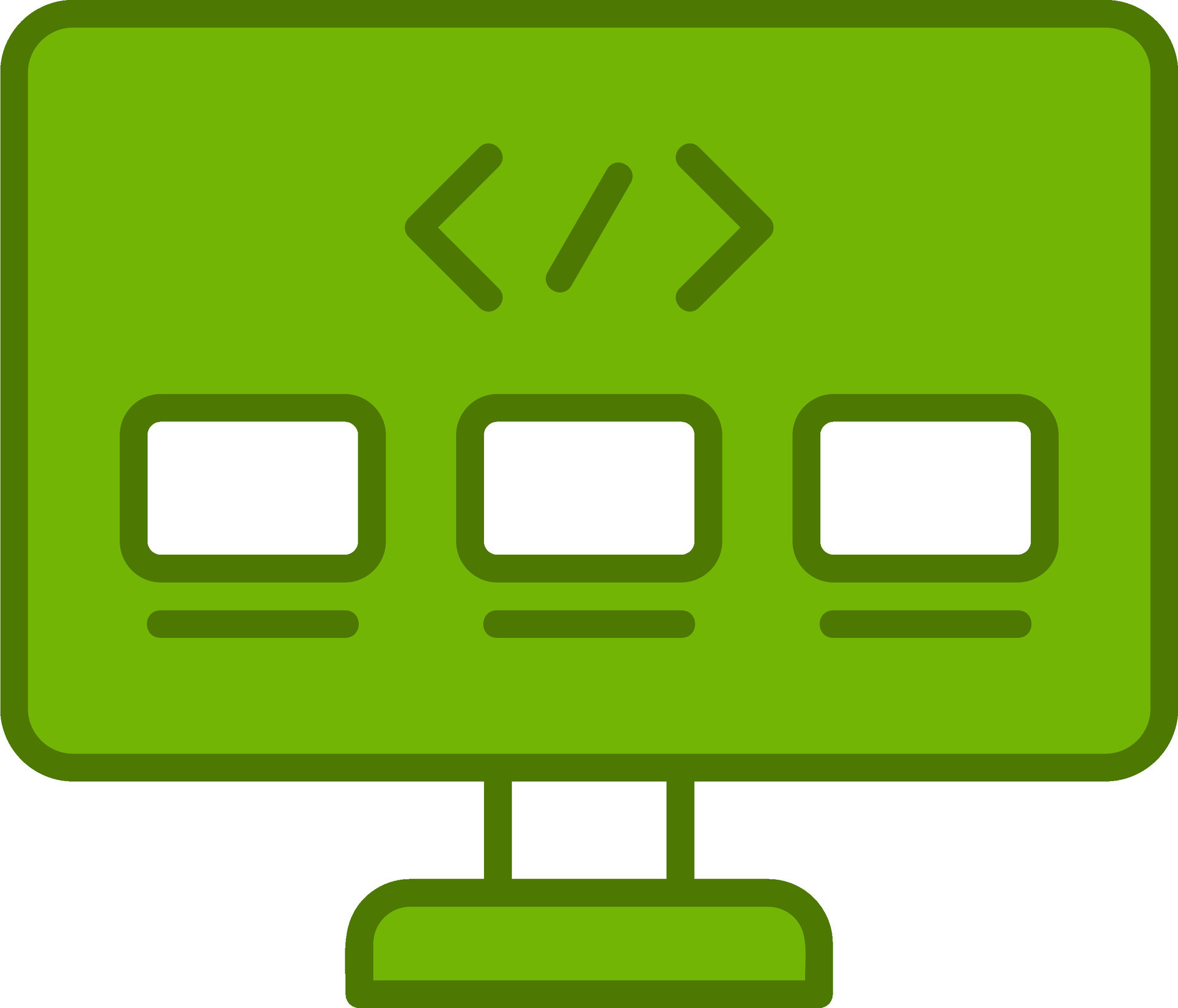 Front End Vector Icon 30979348 Vector Art at Vecteezy