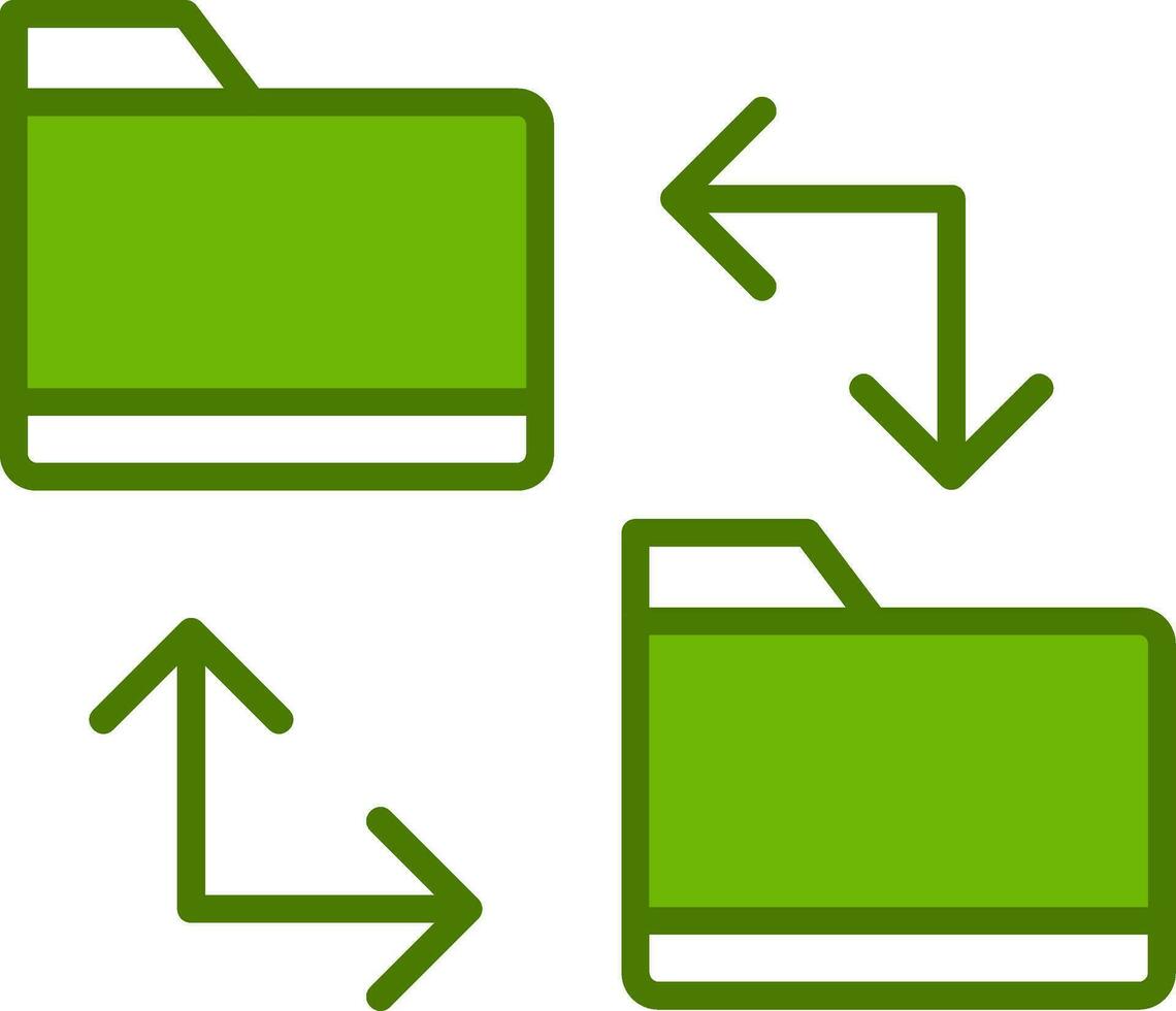 File Sharing Vector Icon