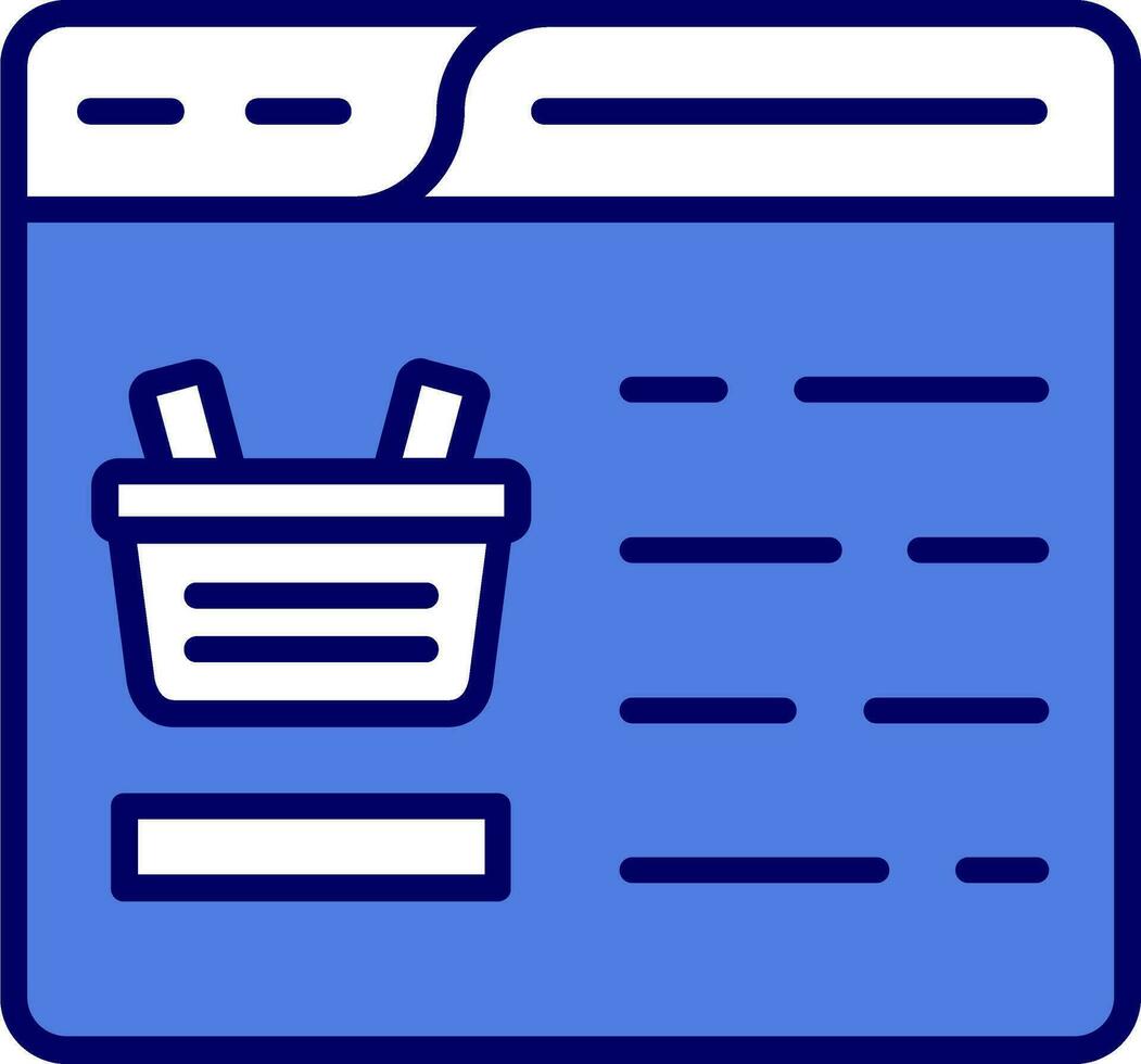 Online Shopping Vector Icon