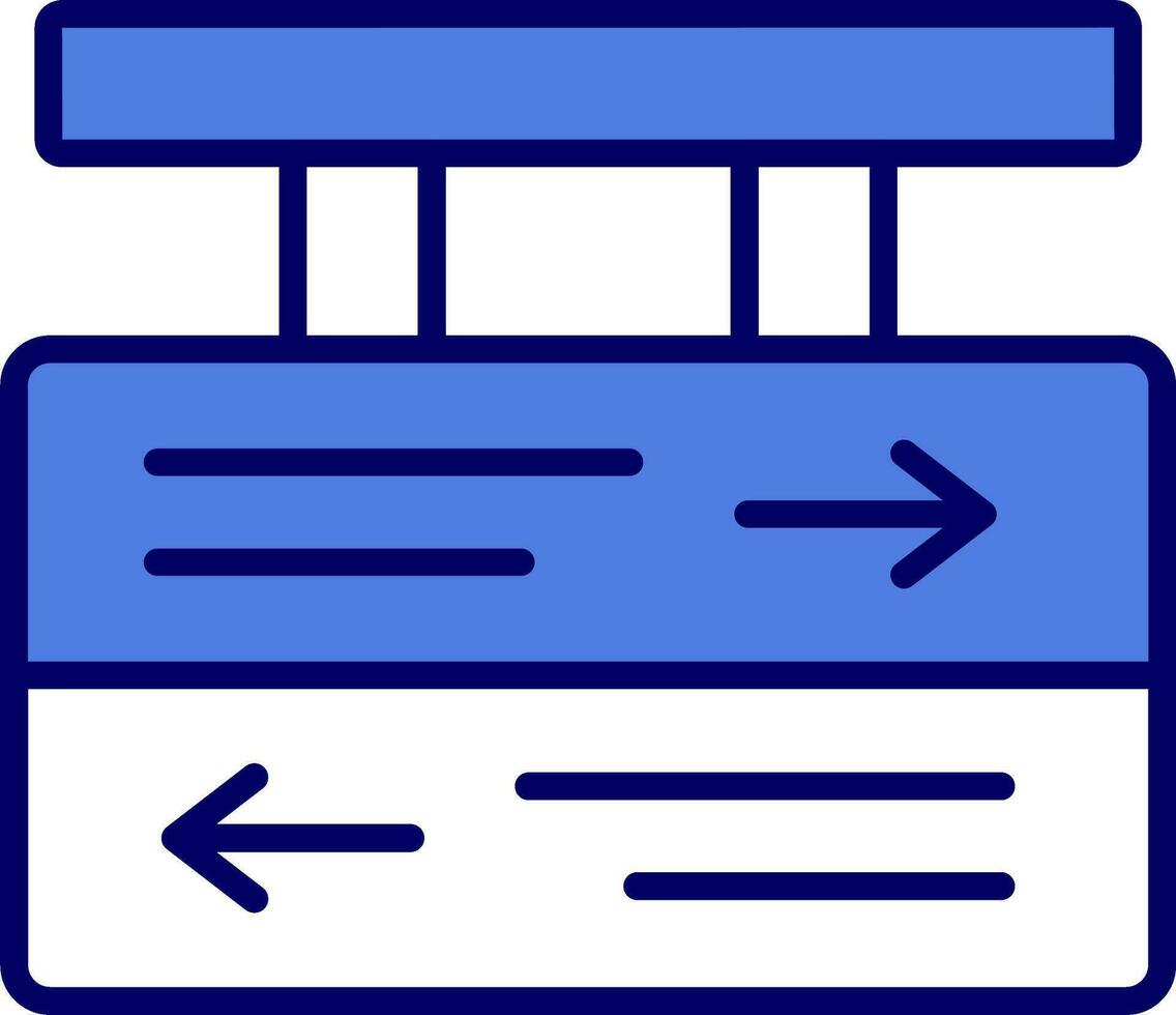 Directional Sign Vector Icon