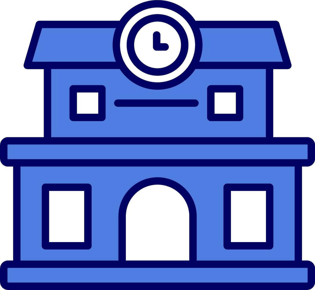 Train Station Vector Icon