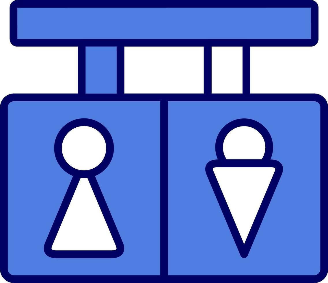 Toilet Signs Vector Icon