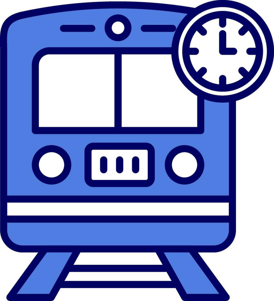 Train Times Vector Icon