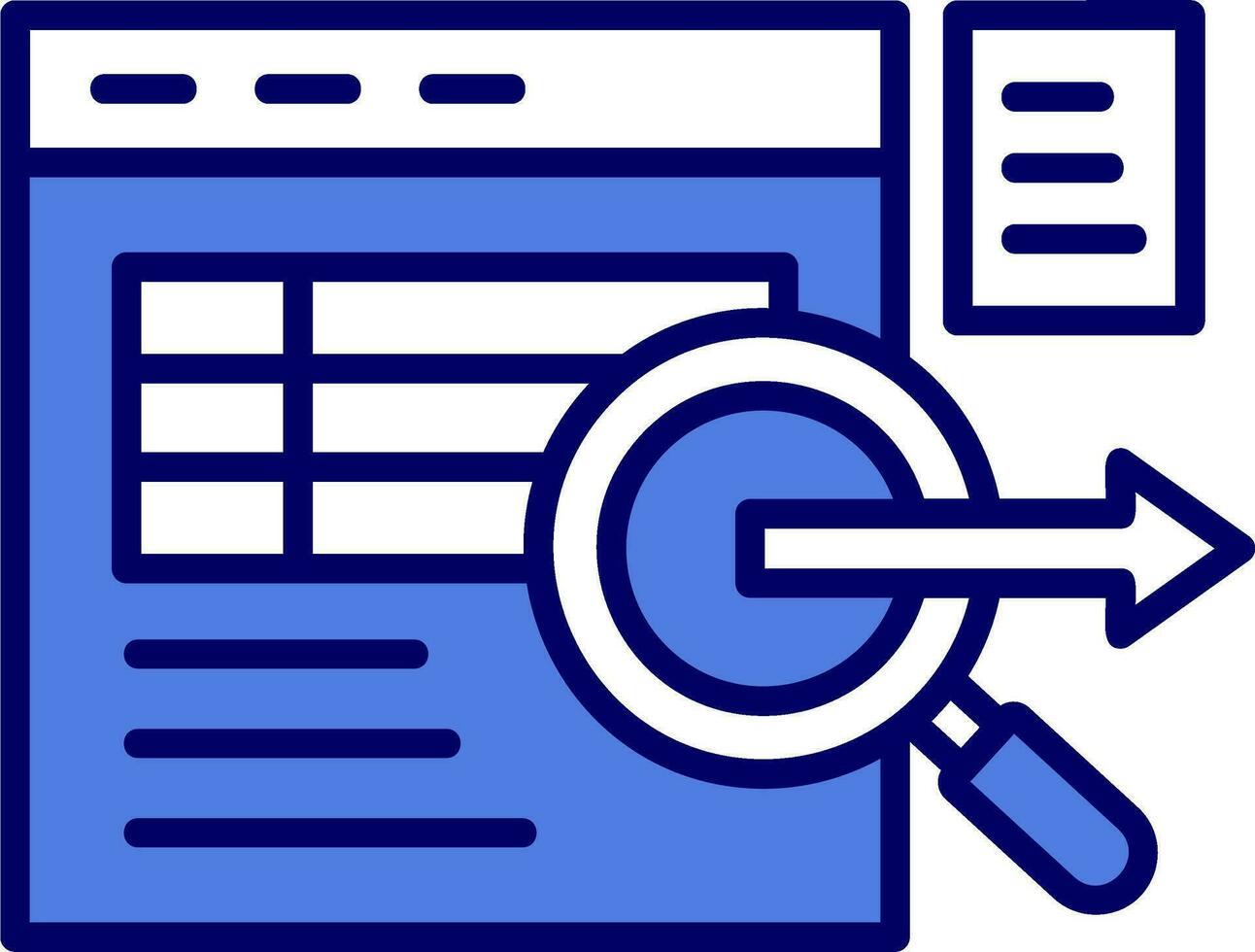Data Query Vector Icon