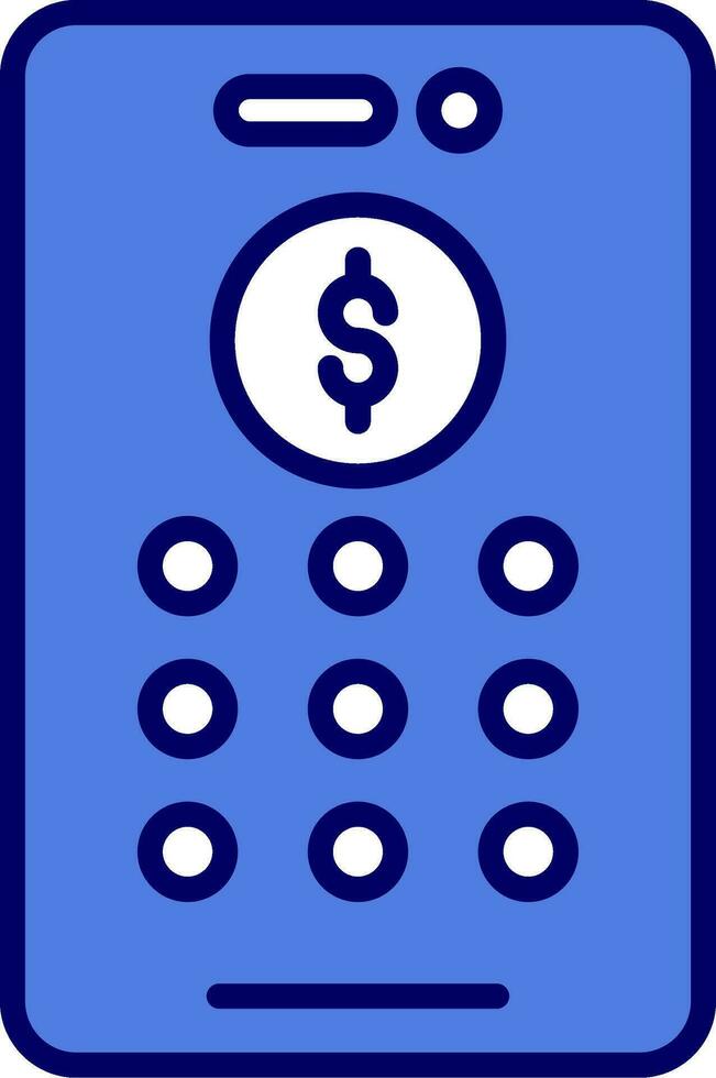 Banking Pin Code Vector Icon