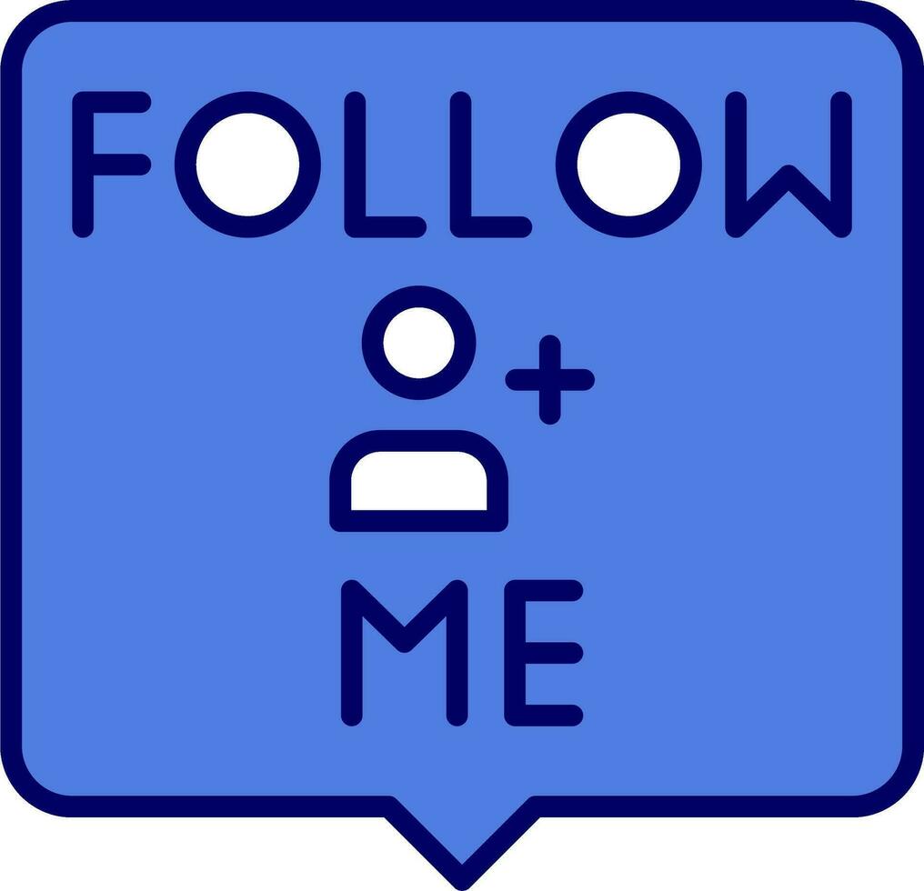 Follow Me Vector Icon