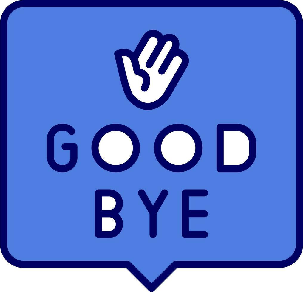 Good Bye Vector Icon