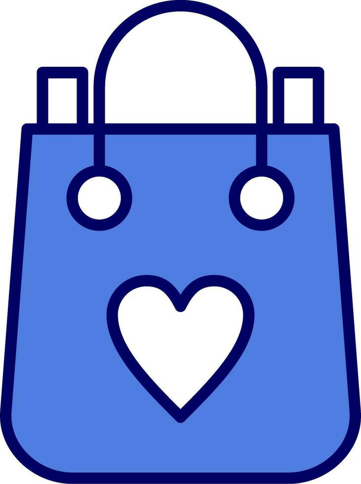 icono de vector de bolsa de compras