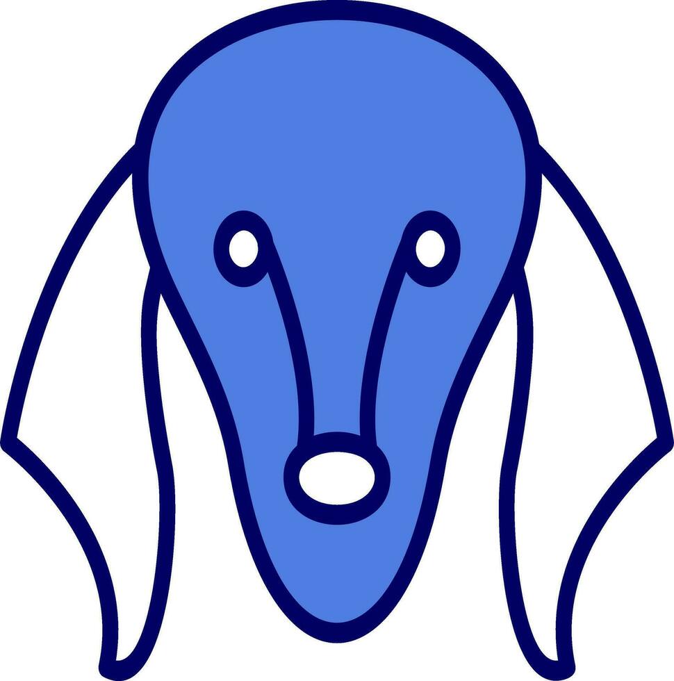 saluki vector icono