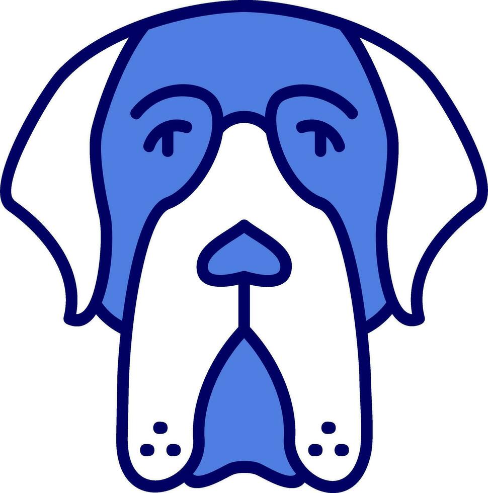 Saint Bernard Vector Icon