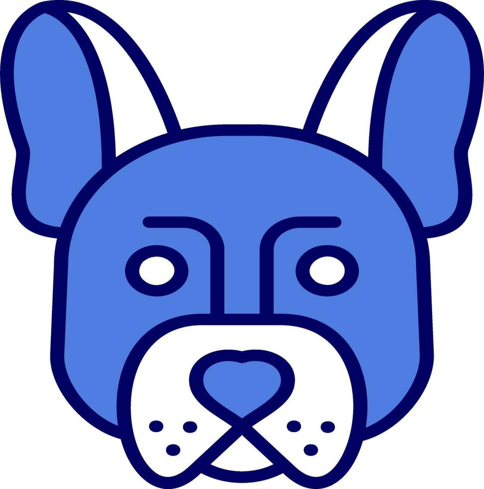 French Bulldog Vector Icon