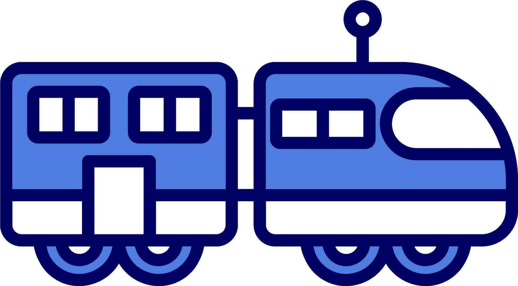 icono de vector de tren