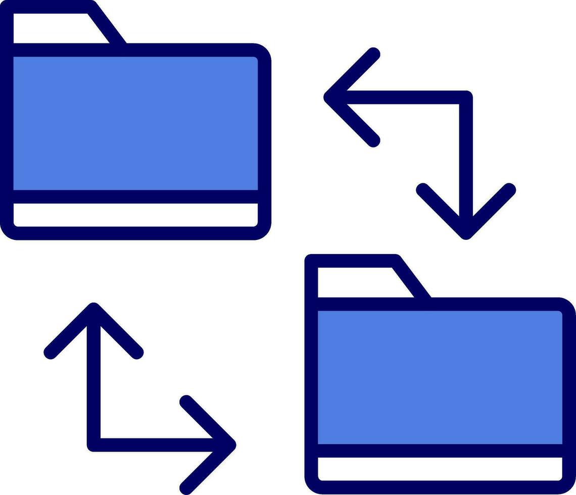File Sharing Vector Icon