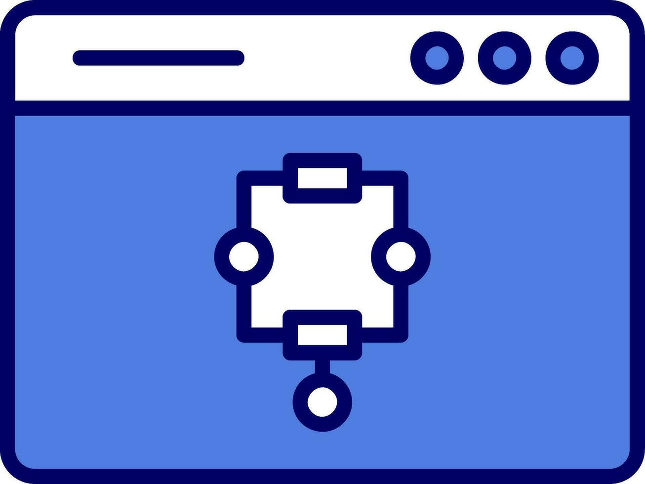 icono de vector de algoritmo